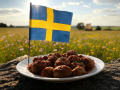 Swedish Flag and Meatballs Swedish Flag and Meatballs